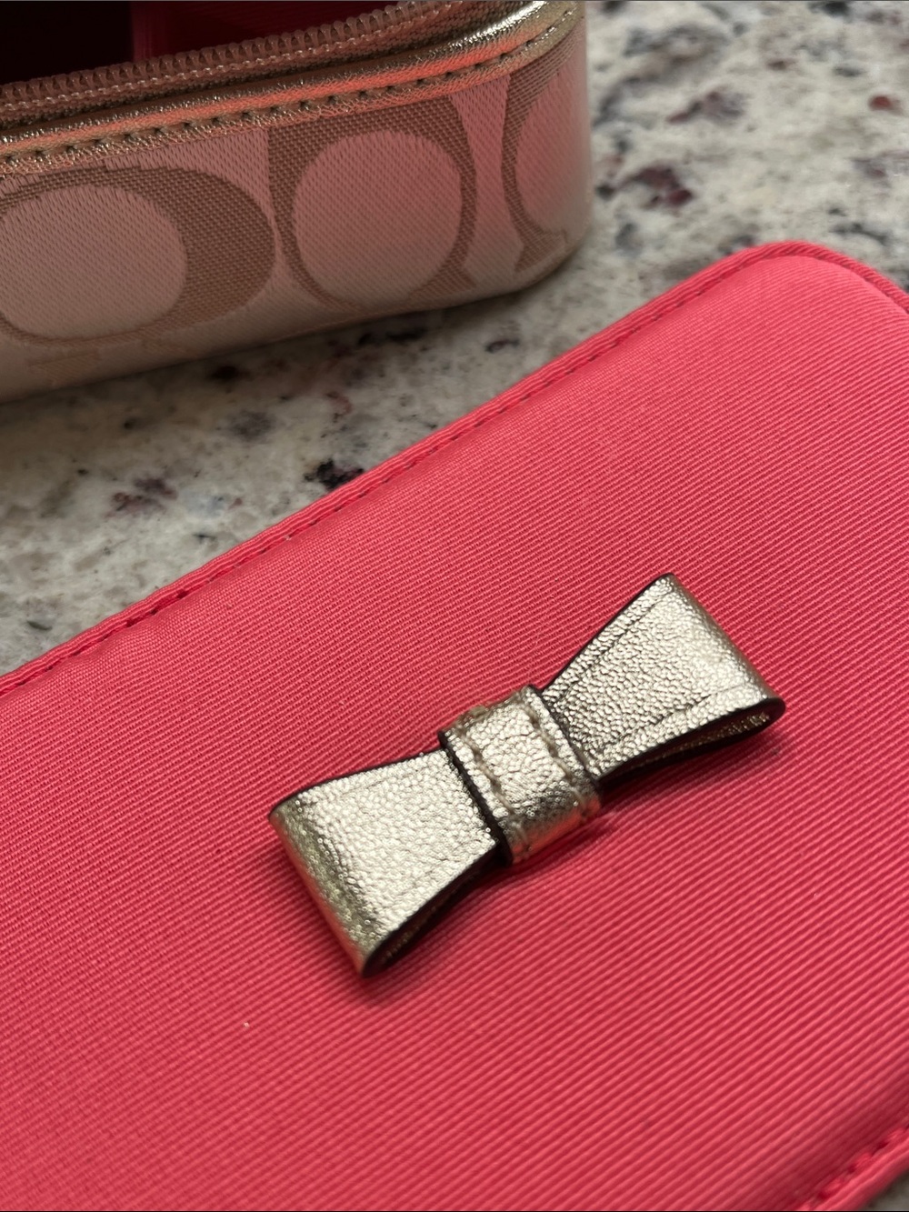 Coach Poppy Zip Around Jewelry Travel Case EUC - Picture 9 of 11